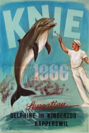 KNIEs Kinderzoo Circus poster - Switzerland, 1966