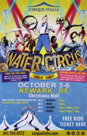 Cirque Italia - Water Circus Circus poster - USA, 2019