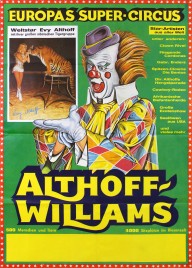Circus Althoff-Williams Circus poster - Germany, 1978