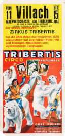 Circo Tribertis Circus poster - Italy, 1979