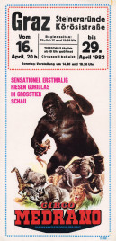 Circo Medrano Circus poster - Italy, 1982