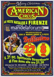 American Circus (Togni) Circus poster - Italy, 2007