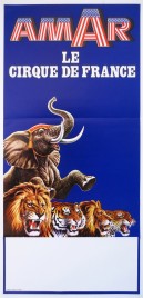 Cirque Amar Circus poster - France, 1978