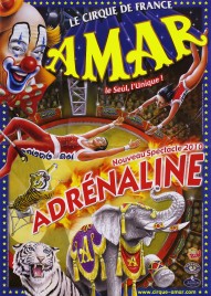 Cirque Amar Circus poster - France, 2010