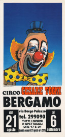 Circo Cesare Togni Circus poster - Italy, 1981