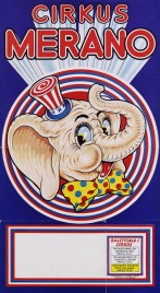 Cirkus Merano Circus poster - Norway, 1981