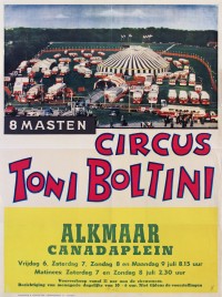 Circus Toni Boltini Circus poster - Netherlands, 1962