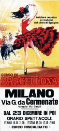 Circo di Barcellona Circus poster - Italy, 1989