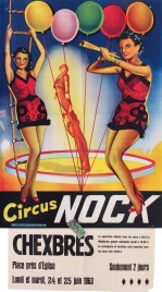 Circus Nock Circus poster - Switzerland, 1963
