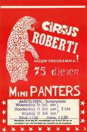Circus Roberti Circus poster - Netherlands, 1968