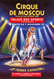 Cirque de Moscou Circus poster - Russia, 1992