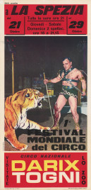 Circo Darix Togni Circus poster - Italy, 1968