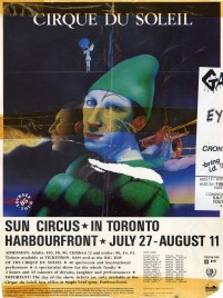 Cirque du Soleil Circus poster - Canada, 1985