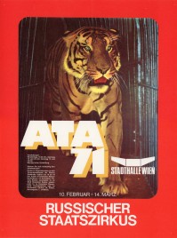 ATA 71 Circus poster - Austria, 1971