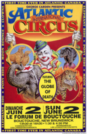 George Carden presents Atlantic International Circus Circus poster - USA, 1996