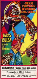 Gran Festival Mundial del Circo Circus poster - Spain, 1972