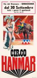 Circo Hanmar Circus poster - Italy, 1979