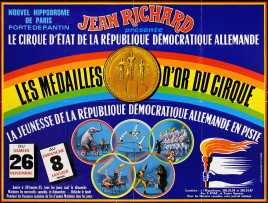 Cirque Jean Richard Circus poster - France, 1977