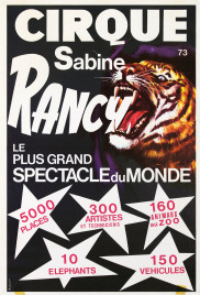 Cirque Sabine Rancy Circus poster - France, 1973