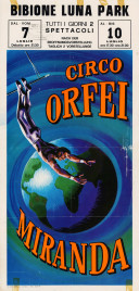 Circo Miranda Orfei Circus poster - Italy, 1979