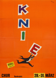 Circus Knie Circus poster - Switzerland, 1963