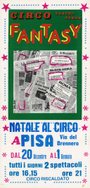 Circo Fantasy Circus poster - Italy, 1985