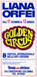 Liana Orfei 8° Golden Circus Circus poster - Italy, 1992