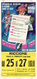 Circus on Ice (Circo sul ghiaccio) Circus poster - Italy, 1970