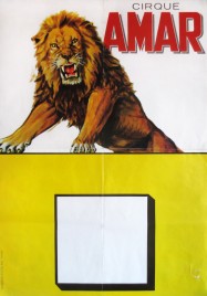 Cirque Amar Circus poster - France, 1969