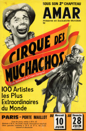 Cirque des Muchachos Circus poster - Spain, 1970
