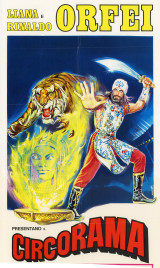 Liana-Rinaldo Orfei - Circorama Circus poster - Italy, 1979