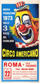 Circo Americano Circus poster - Italy, 1972