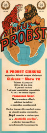 Zirkus Probst Circus poster - Germany, 1972