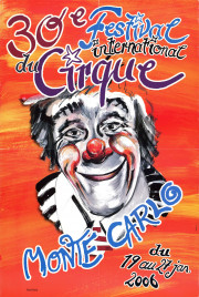 30e Festival International du Cirque de Monte-Carlo Circus poster - Monaco, 2006