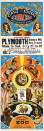 Cottle & Austen Circus Circus poster - England, 1973