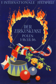 1 Internationale Festspiele der Zirkuskunst Circus poster - Germany, 1956