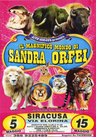 Circo Sandra Orfei Circus poster - Italy, 2017