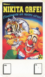 Circo Nikita Orfei Circus poster - Italy, 2001