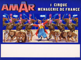 Cirque Amar Circus poster - France, 1977