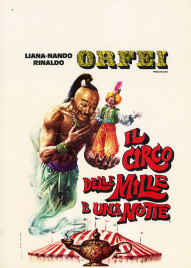 Liana-Nando-Rinaldo Orfei - Il Circo delle Mille e Una Notte Circus poster - Italy, 1976