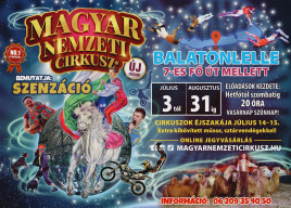 Magyar Nemzeti Circusz Circus poster - Hungary, 2023