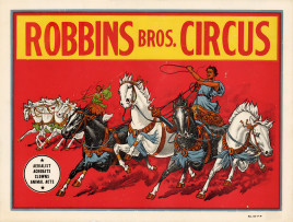 Robbins Bros. Circus Circus poster - USA, 1965