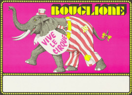 Bouglione Circus poster - France, 1976