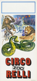 Circo Zoo Relli Circus poster - Italy, 1974