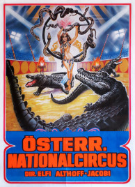 Österreichischer Nationalcircus Elfi Althoff-Jacobi Circus poster - Austria, 1990