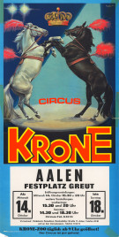 Circus Krone Circus poster - Germany, 1981