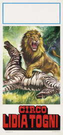 Circo Lidia Togni Circus poster - Italy, 1972