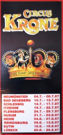 Circus Krone Circus poster - Germany, 1997