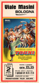 Il Circo di Cesare e Oscar Togni Circus poster - Italy, 1962