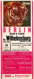 Circus Berlin Circus poster - Germany, 1968